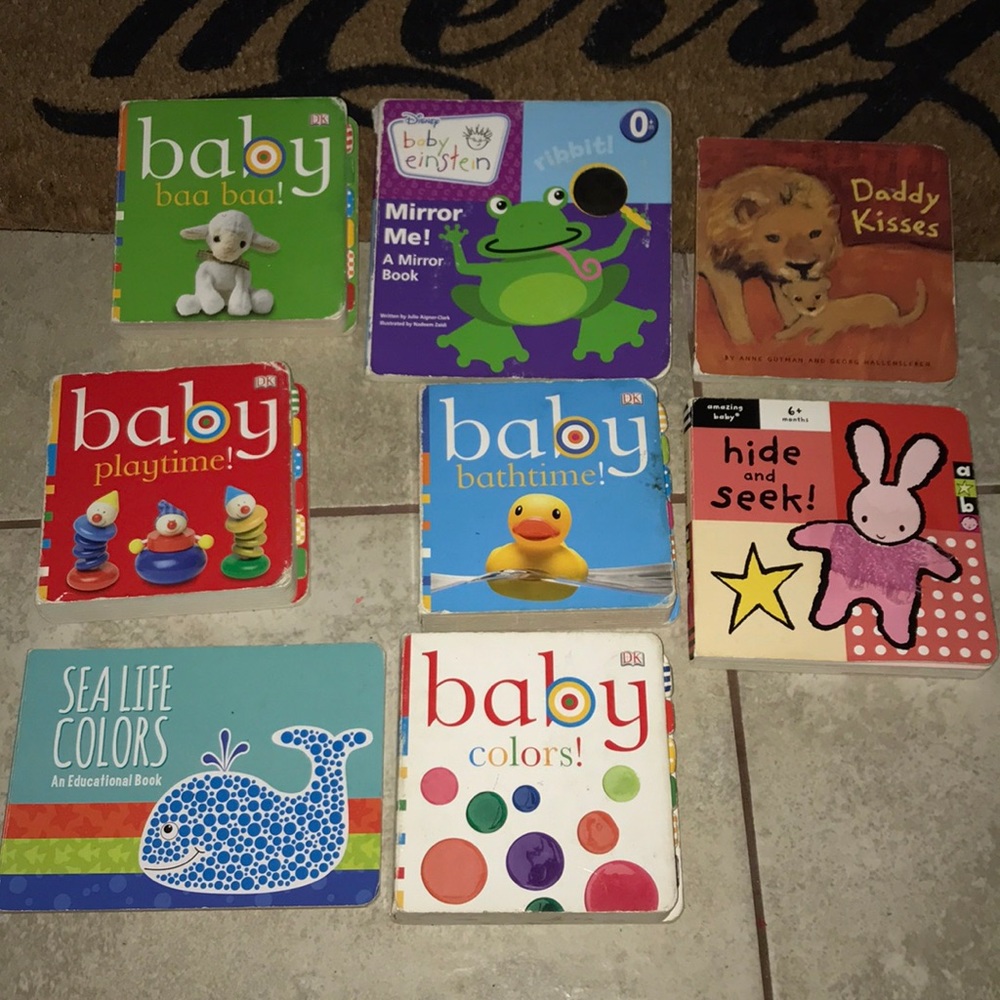 Lot of baby books